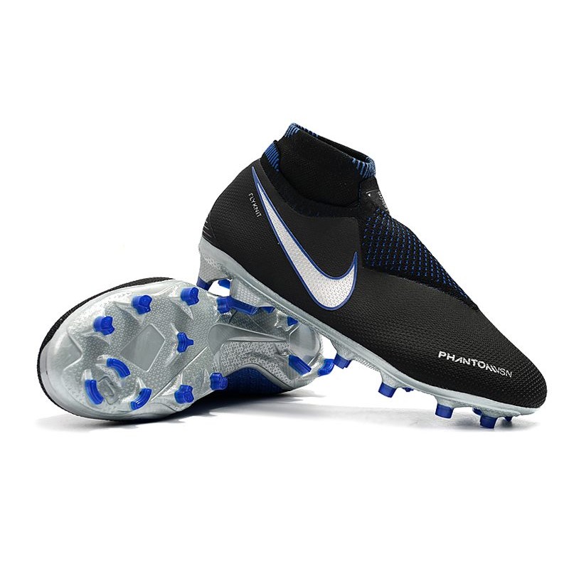 Nike Phantom Vision Elite DF FG Černá Modrý